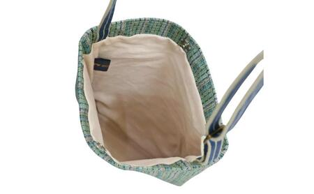 「伝統的工芸品」伊那紬 ミニショルダーバッグ 駒ヶ根市 ファッション