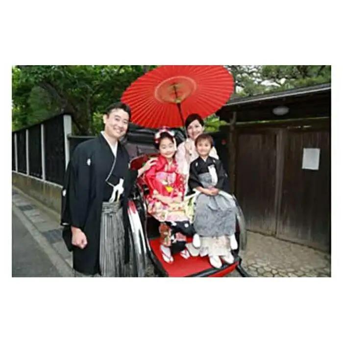 鎌倉七五三お祝いフルパック　スタジオ&屋外ロケーション撮影　(人力車付) ｜ 七五三 撮影 