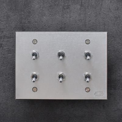ふるさと納税 木津川市 HITTITEのステンレス製　トグルスイッチL(6口2列型)
