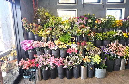 花 松竹梅フラワーアレンジメント お正月アレンジ お花 パルテール 岩手県 北上市 C0442