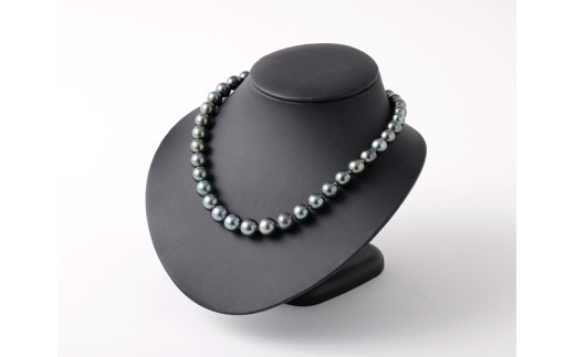 タヒチ 黒蝶真珠 ネックレス サイズ 8mm前後-11mm前後