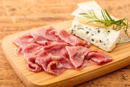 【食べログ百名店提供】2020年ファーストクラス採用倉薗牧場宮崎牛生ハム（宮崎牛 黒毛和牛 牛肉 お肉 生ハム）