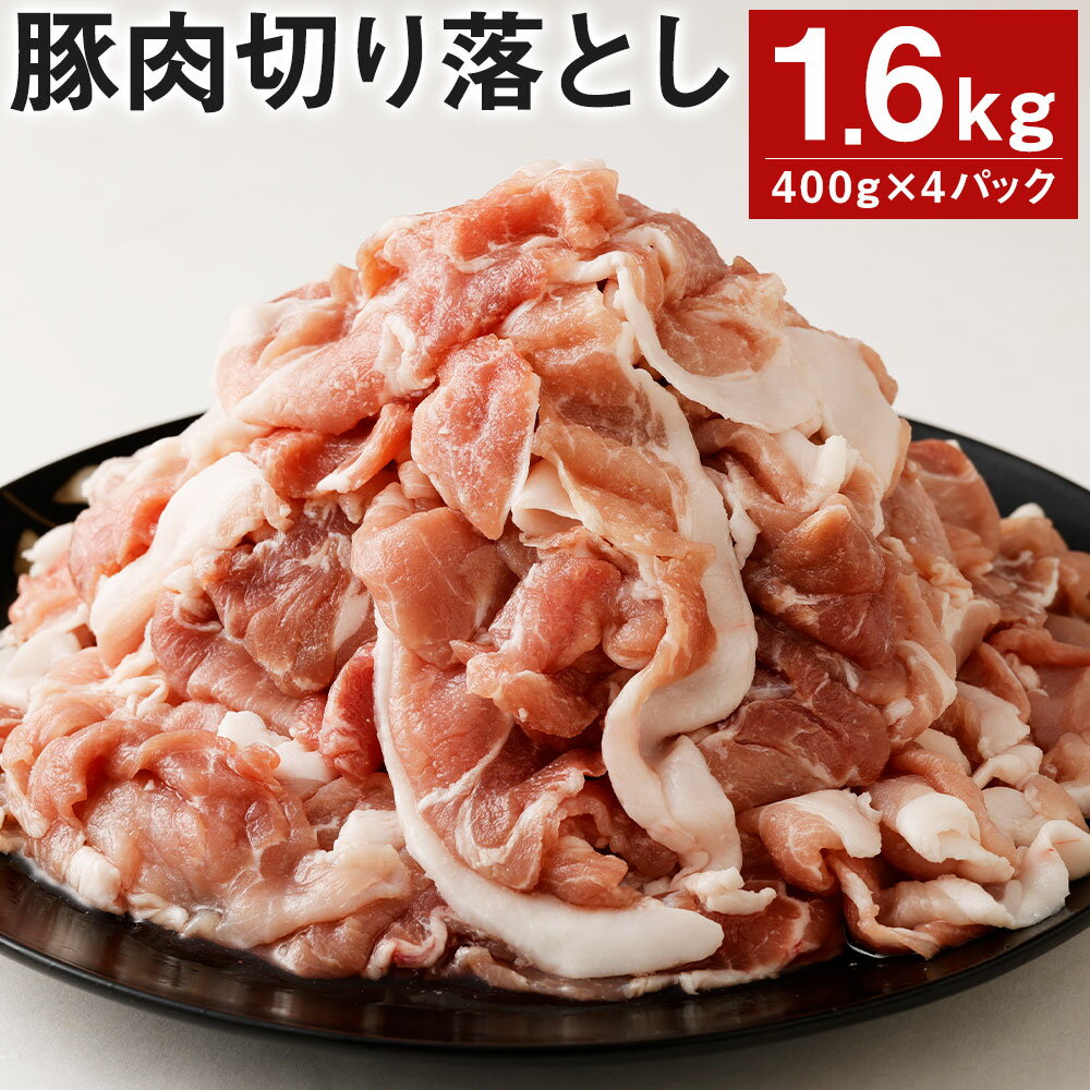 【ふるさと納税】豚肉 切り落とし 合計1.6kg 400g×4パック 豚肉 切落し 小分け 金TONG 九州産 国産 熊本県産 冷凍 送料無料《90日以内に出荷予定(土日祝除く)》