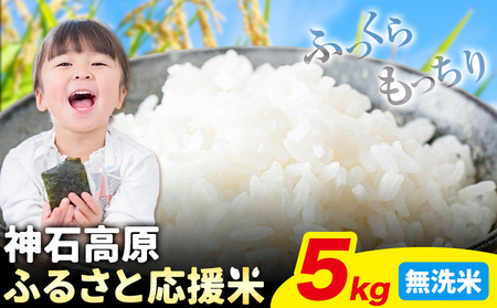 令和7年産 米 5kg 無洗米 お米 5キロ 神石高原応援米《10月上旬-12月上旬頃出荷予定(土日除く)》こめ コメ 国産 おにぎり 弁当 ツヤ