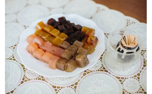 富士屋本舗 羊羹セットＣ【羊羹セット 柚子羊羹 230g 2本 紫蘇羊羹 230g 1本 ミニ羊羹 35g 6本 合計9本 お菓子 スイーツ 和菓子 無添加 ようかん 柚子 ゆず 紫蘇 しそ 小豆 あ