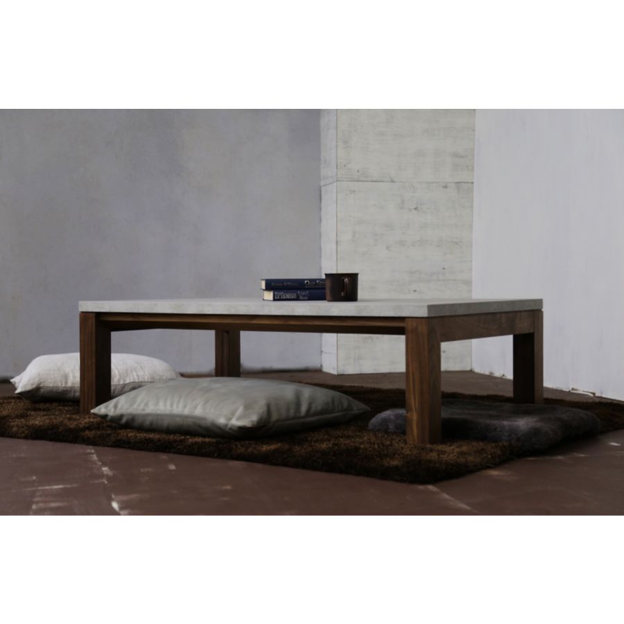 ＜FolivorA＞NOMBE kotatsu table mortar walnut 100×70　（組立式）