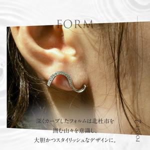 K10 DRIP ダイヤモンド ピアス【K10WG】 ピアス ダイヤ アクセサリー ジュエリー レディース ホワイトゴールド WG K10 ダイヤモンド 鑑別書付 保証書付 ジュエリーケース付 ギフト