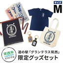 【ふるさと納税】道の駅「グランテラス筑西」限定グッズセット（Tシャツ・ネイビーMサイズ）