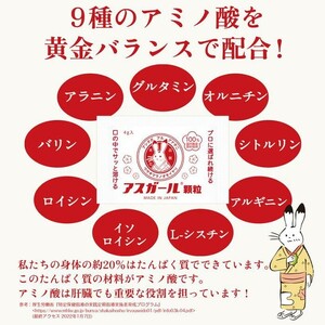 サプリ『アスガール顆粒(18包)』サプリ 有名人にも大人気！日本の飲みニケーションを応援 ビタミン ビタミンB6  栄養補助 サプリメント アミノ酸 肝臓 飲酒後サポート 二日酔い お酒 奈良県 奈良