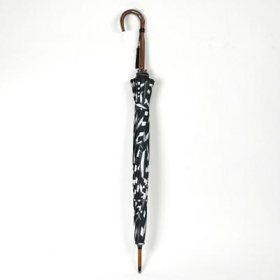 ふるさと納税 富士吉田市 舟久保織物の雨傘/長傘 ほぐし織 てまり/黒 16本骨カーボンファイバー 日本製 |  | 03