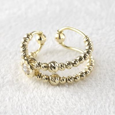 ふるさと納税 昭和町 18金 イヤーカフ リング 5号 ダイヤ 0.1ct 片耳 イヤリング 2409064 |  | 01