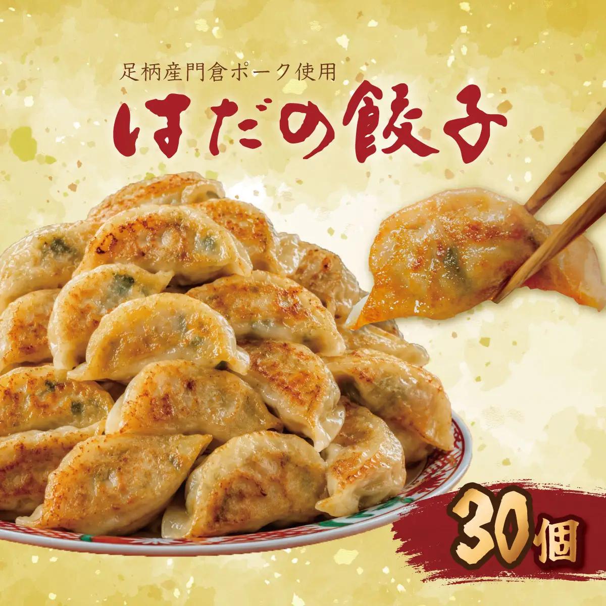 はだの餃子 30個入り｜丹沢清流豚使用 本格冷凍餃子　餃子　冷凍餃子　焼き餃子　豚肉　惣菜　冷凍食品　おかず　点心　神奈川県　秦野市 [005-58]
