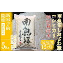 【ふるさと納税】【新米予約・令和6年産】定期便12ヶ月：精米5Kg ※特別栽培※生産者限定 南魚沼しおざわ産コシヒカリ | お米 こめ 白米 食品 人気 おすすめ 送料無料