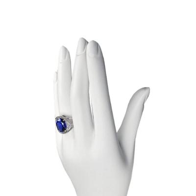 ふるさと納税 京都市 【高島屋選定品】<京セラ>クレサンベール<ブルーサファイア/ダイヤモンド>PT900 |  | 03