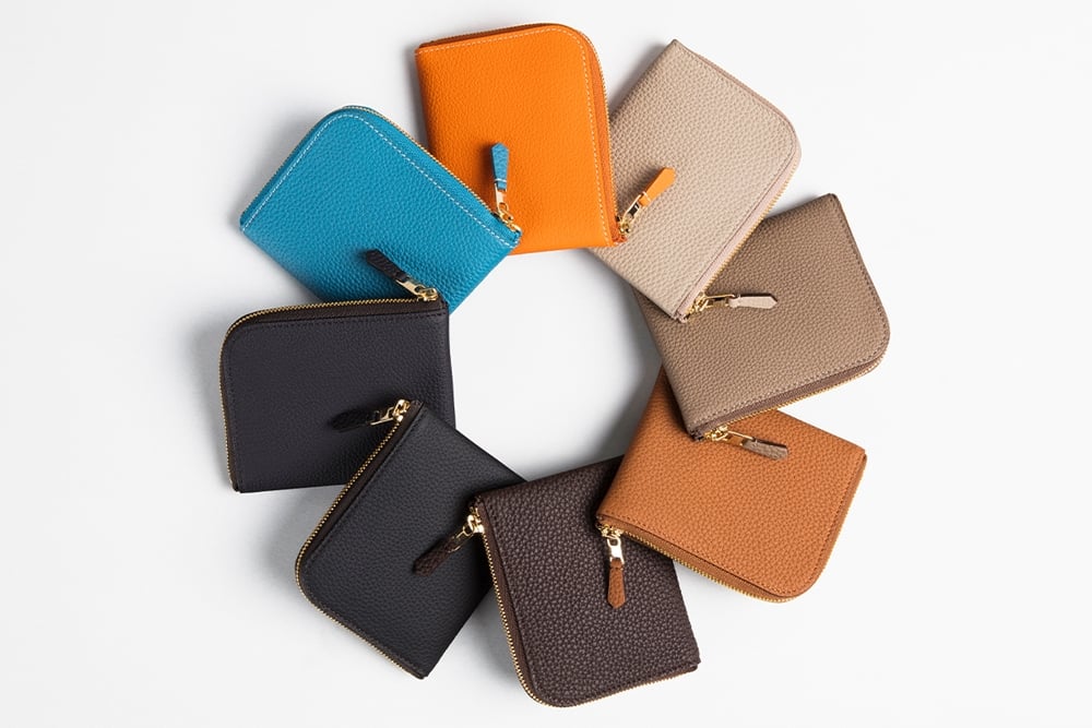 
            Lジップ 札入れ(カード6枚 小銭入れ付)【0051-3-GMS】｜革製品 レザー 国産 [1063-1067]
          