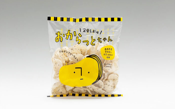 【雲南市産米使用】くせになる！おからっとちゃん（定番しお味/ピリ辛味）×各4袋 お菓子 おやつ グルテンフリー ヘルシー おからチップス 無添加 島根県雲南市/株式会社大東農産加工場 [AIEG012