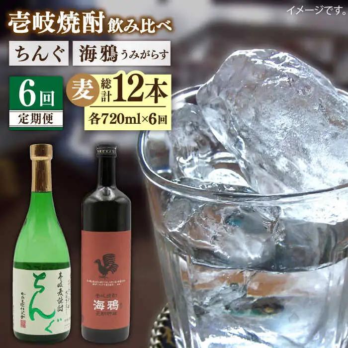 【全6回定期便】海鴉25度とちんぐ25度のセット [JDB187] 