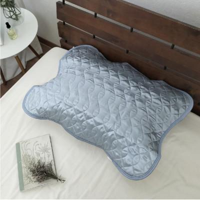 ふるさと納税 和泉市 プレミアムシルク100%リバーシブル枕パッド 【43×63cm】ブルー4363RMP-BL |  | 03