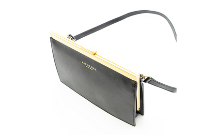 バッグ KIYOKAWA 2way ポシェット AURDEY AUD001 カバン 革 牛革 牛革製 かばん 鞄 ショルダー ファッション 口金 国産 日本製  ブラウン
