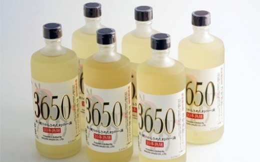 【10年熟醸】トンネルで10年間熟成された麦焼酎「3650」720ｍｌ×6本<5-1>