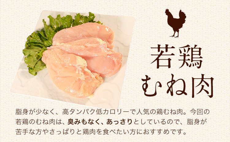 熊本県産 若鶏むね肉 約2kg×4袋《30日以内に出荷予定(土日祝除く)》 たっぷり大満足！計8kg！