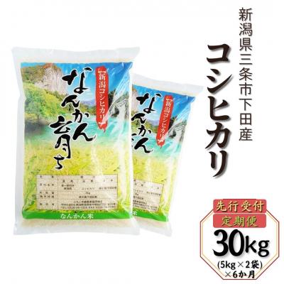 ふるさと納税 三条市 [定期便10kg (5kg×2袋) ×3ヶ月] コシヒカリ 新潟県【046S007】