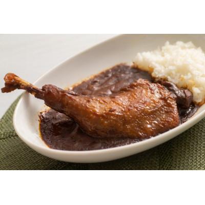 ふるさと納税 岡崎市 【六ツ美のあの肉カレー&萬歳】国産おやどり骨付きモモ1本入りカレー&復古米/大正浪漫セット(中辛) |  | 01