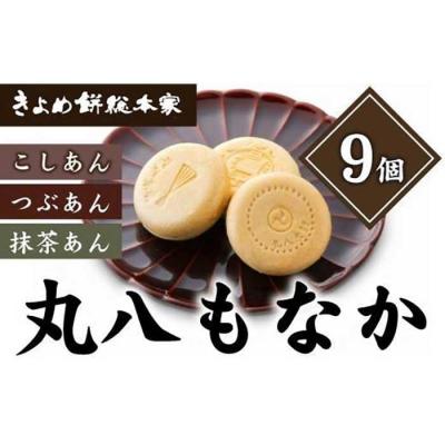 ふるさと納税 名古屋市 【3種の賑やかな味わい】丸八もなか9個入 和菓子