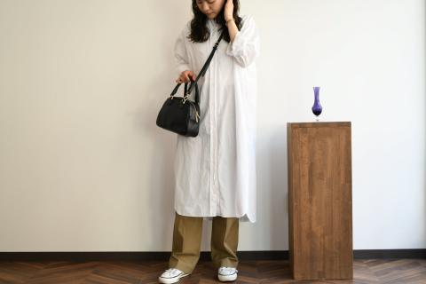 PAGOT クラシックバッグ "エマ”　ブラック　ショルダーベルト付 (143-2)