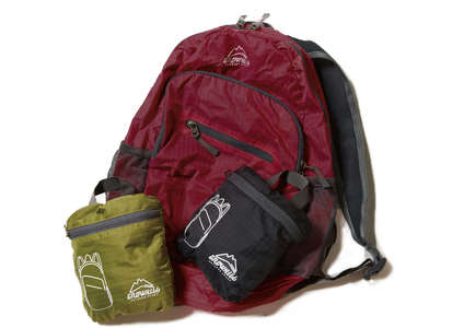 GROWHILL フォルダブルバックパック 14L ワイン ／ 携帯用 折りたたみ 折り畳み キャンプ ジェイクリエイト 軽量 コンパクトサブバック 登山 鞄 アウトドア ギフト 奈良県 田原本町
