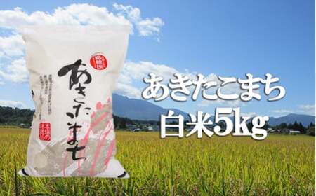 【2024年11月発送開始】 新米 あきたこまち 精米 5kg ／ 白米 産地直送 岩手県産 【かきのうえ】