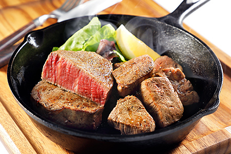 十勝ハーブ牛 ヒレステーキ ＜計500g＞ ◆2025年02月配送 牛肉 赤身 ヒレ肉 北海道産フィレ肉 国産牛