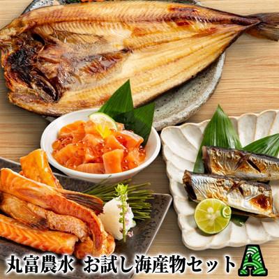 ふるさと納税 紋別市 丸富農水お試し海産物セットA★