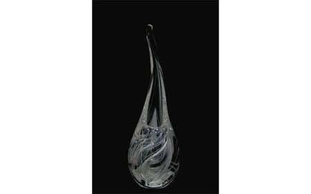 【ギフト用】花器「生い立つ」（小）＜ガラス作家 橋本倫礼＞ F6L-1244