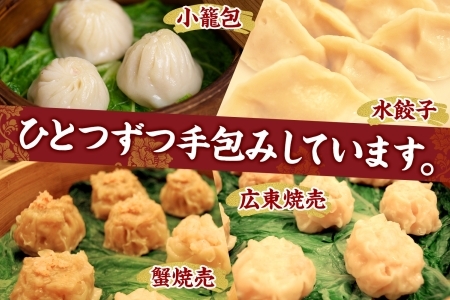 天廣堂 特製手包み点心5種セット 小籠包 蟹焼売 広東焼売 水餃子 焼き餃子 餃子 冷凍 中華 点心 セット 簡単調理 本格 プロの味 おつまみ おかず 贈り物 お取り寄せ 詰め合わせ 手づくり 千葉