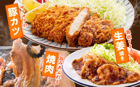 「高城の里」わくわく2.65kgセット(真空)(CP)_16-8401-s-CP_(都城市) リピーター続出? 豚肉 都城産豚 高城の里 しゃぶしゃぶ バラ 焼肉 切り落とし 肩ローススライス ロース