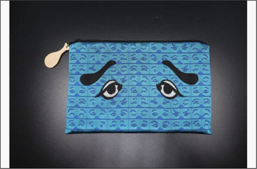 【カラー選択可】博多織 にわかポーチ Ｗ約21cm×Ｈ約13cm ピンク