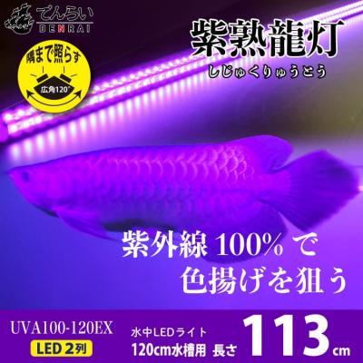 ふるさと納税 小牧市 紫外線100%LEDで紅龍・金龍の色彩を引出す水中ライト|UVA100-120EX[172C22]