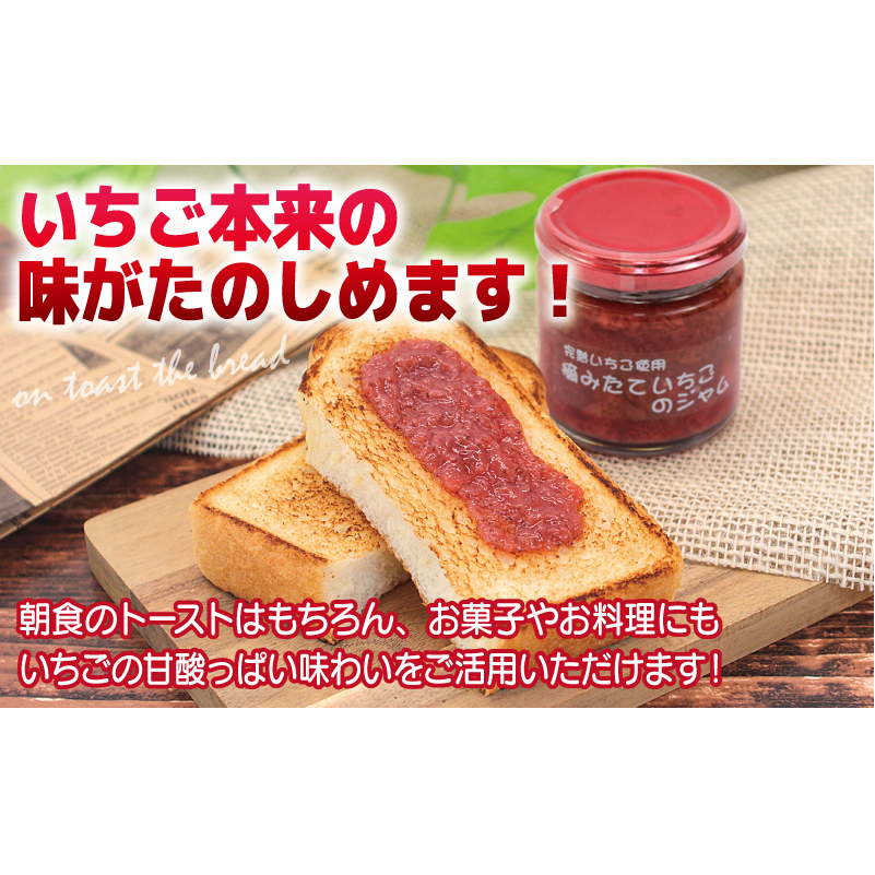 完熟朝摘みいちごのジャム【苺 無添加 自然素材 フルーツ イチゴ 高評価 数量限定】 G1488_イメージ3