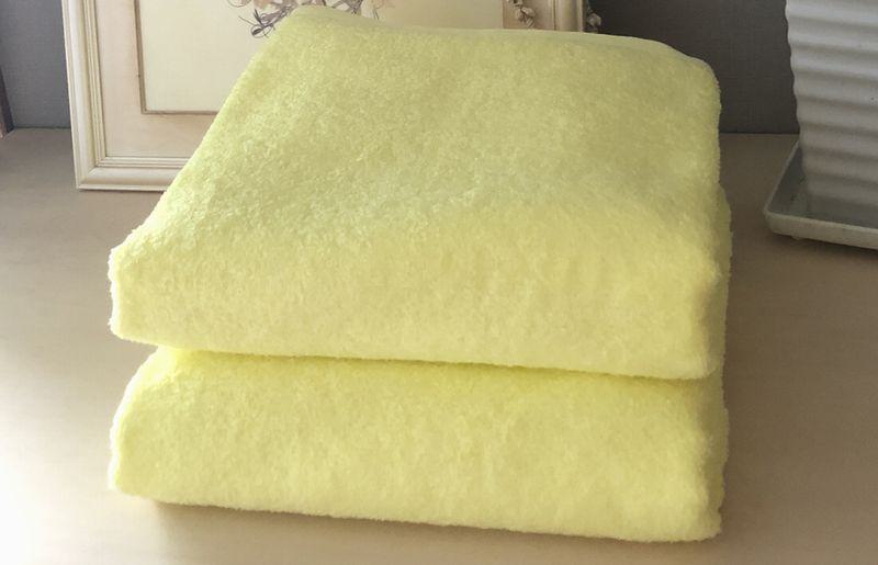 超大判バスタオル２枚セット（サンキスイエロー）泉州タオル 90×170cm【泉州タオル 国産 吸水 普段使い 無地 シンプル 日用品 家族 ファミリー 大阪 泉佐野 大阪府 泉佐野市】