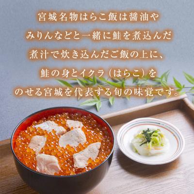 ふるさと納税 石巻市 はらこ飯の素【和風レストラン「田園」監修】600g 2合分 冷凍 郷土料理 いくら 鮭 炊き込みご飯 |  | 01