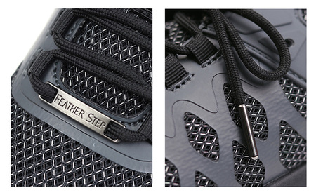 FEATHER STEP   FS-01日本製 スニーカー ダブルラッセル GRAY  28.0cm