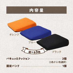 パキュッとクッション  機能性クッション 楽らくクッション 姿勢矯正 カラークッション 立体クッション [023M14]