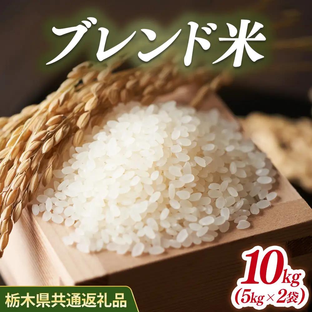 米 ブレンド米 10kg(5kg×2) 栃木県産【栃木県共通返礼品】