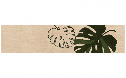 M+home　モンステラ　インテリアマット（約55×240cm）
