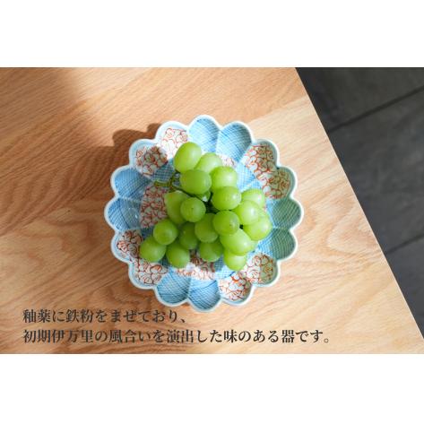 【田中里奈さんおすすめ！】有田焼 市松花弁紋 菊形6.5寸皿【まるぶん】食器 器 うつわ おしゃれ 華やか A25-532_イメージ2