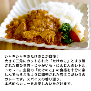 たけのこカレー1人前×3個 たけのこごはんの素3合×3個 合計6個セット【08104】