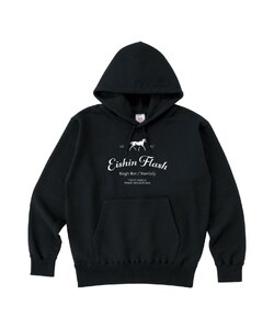 【エイシンフラッシュ】(ブラック）プルオーバーパーカー_Mサイズ BRTV026-2