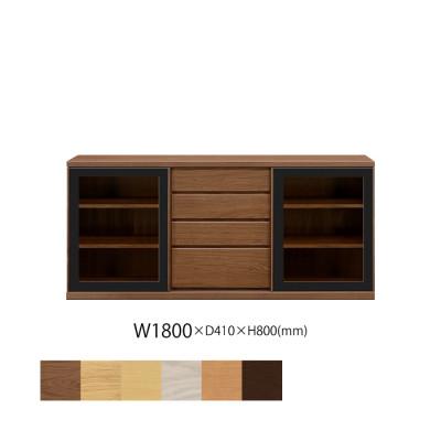 ふるさと納税 大川市 天然木リビング家具アレーグリ(サイドボード)180cm H80【選べるカラー:6色】