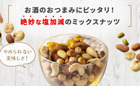 ミックスナッツ 塩味 500g 4個 落花生 加工食品 乾物 豆菓子 ソルトおやつ ダイエット中